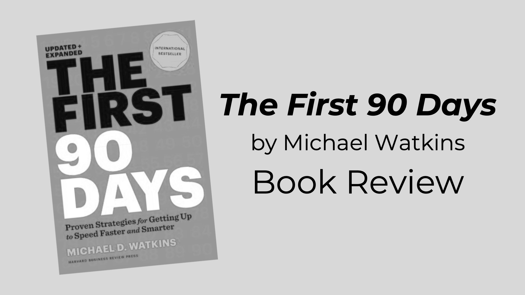 book review the first 90 days